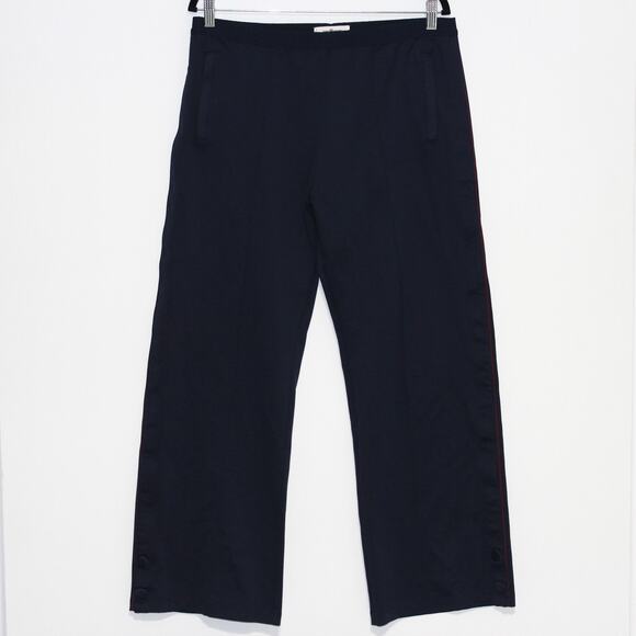 Tory Burch Tory Sport Athletic Pants Navy with Red Stripes Size XL - Picture 2 of 6